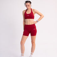 SEAMLESS GLOW GRACE TOP RED