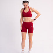 SEAMLESS GLOW SHORT PANTS RED
