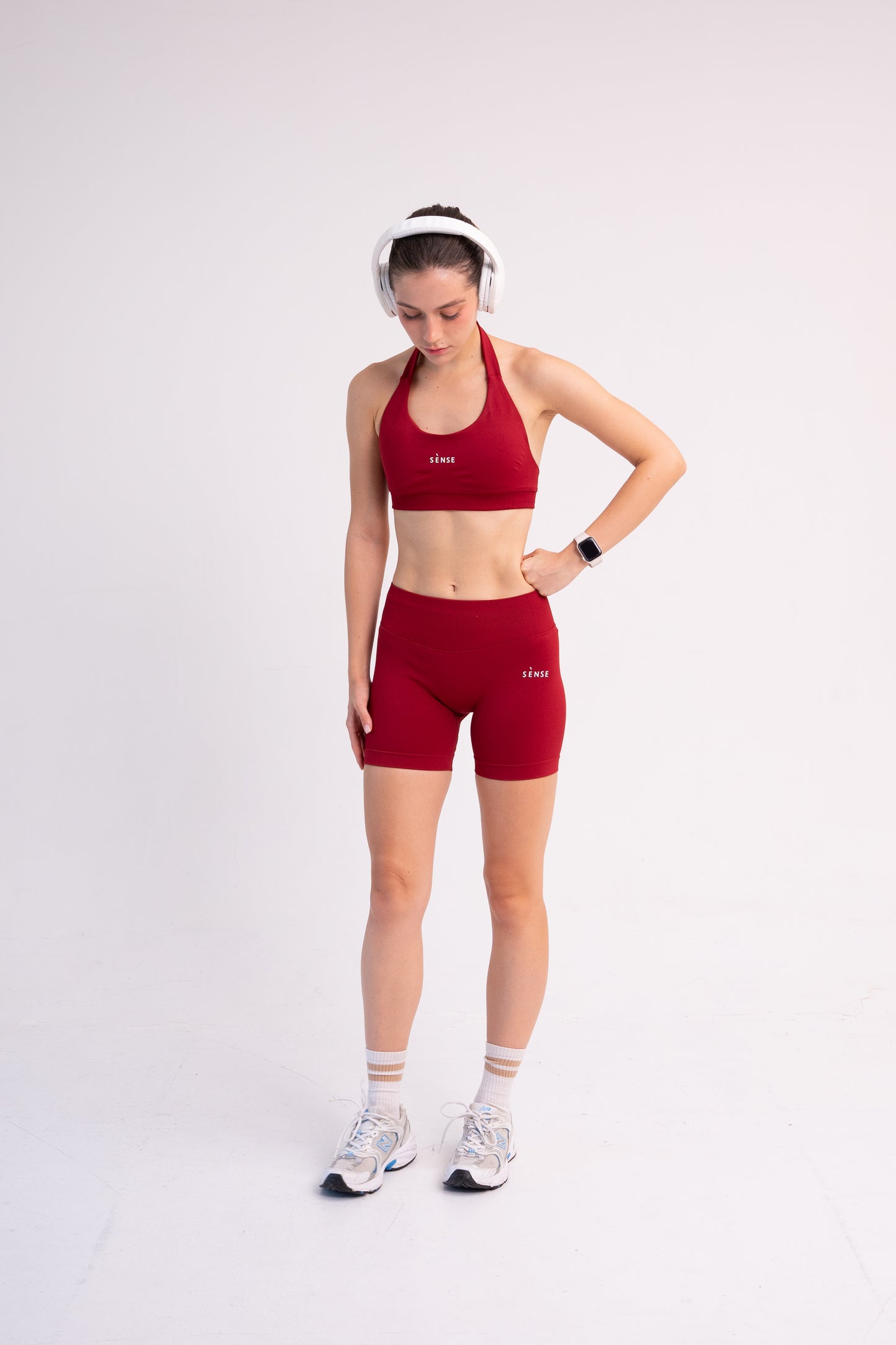 SEAMLESS GLOW SHORT PANTS RED