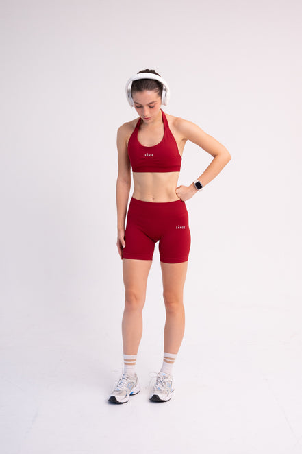 SEAMLESS GLOW SHORT PANTS RED