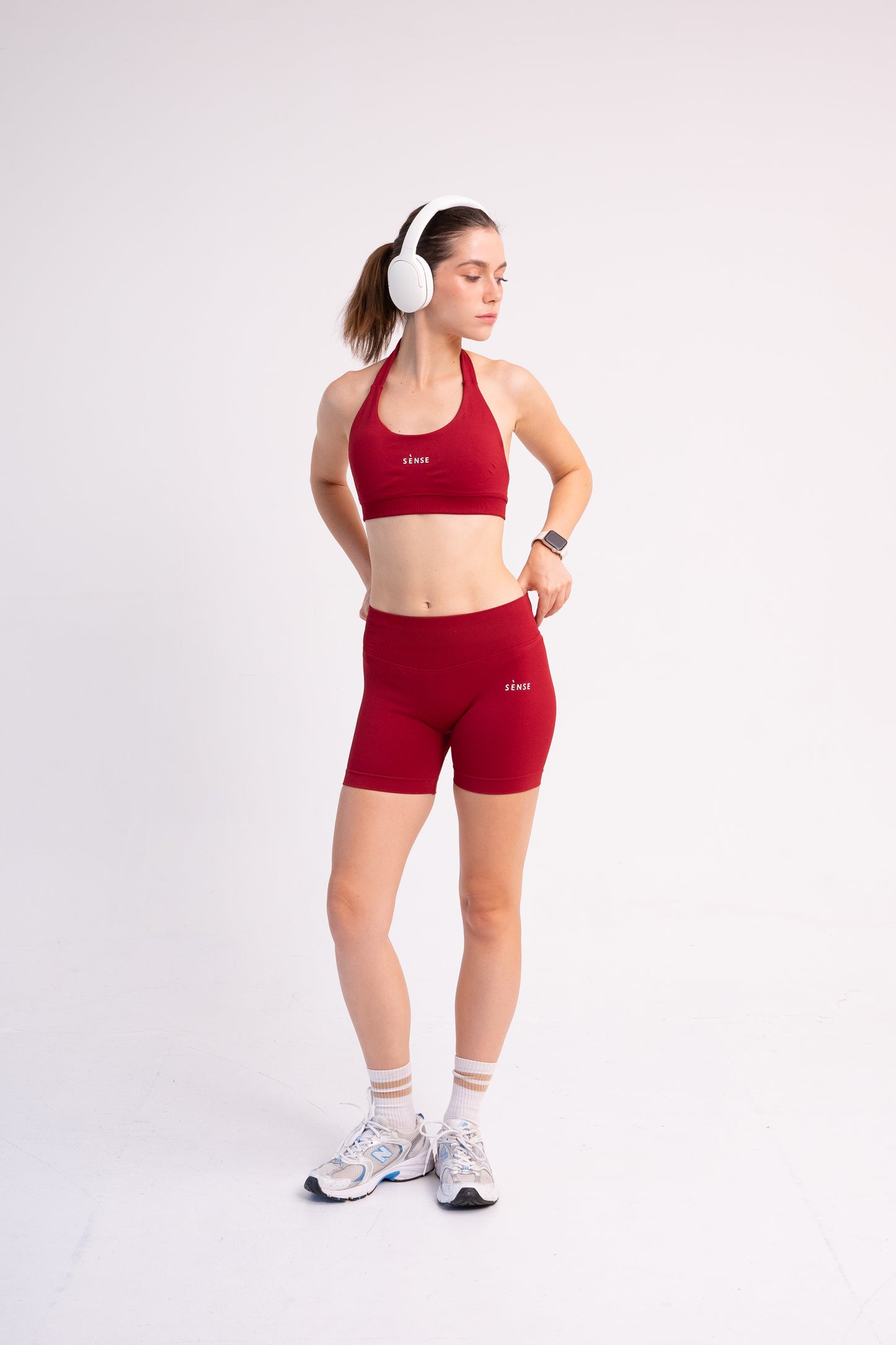 SEAMLESS GLOW GRACE TOP RED