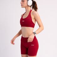 SEAMLESS GLOW GRACE TOP RED