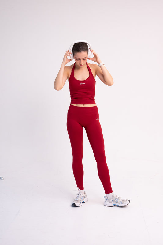 SEAMLESS GLOW BREEZE TOP RED