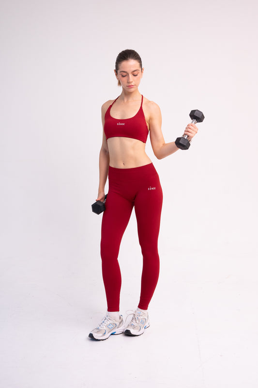 SEAMLESS GLOW BREEZE LEGGING RED