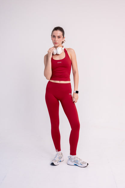 SEAMLESS GLOW BREEZE TOP RED