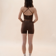 SEAMLESS GLOW FEMME SHORT PANTS BROWN